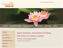 Tablet Screenshot of ganz-ich.com